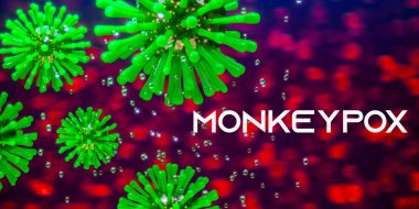 monkeypox new variant concept clipart