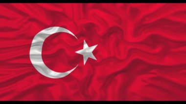 Türk bayrağı dalgalı video