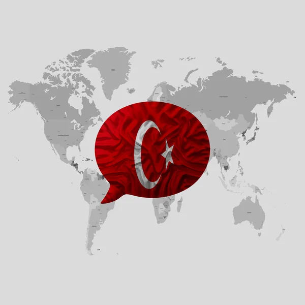 Turkey National Flag Social Issues Concept — 스톡 사진