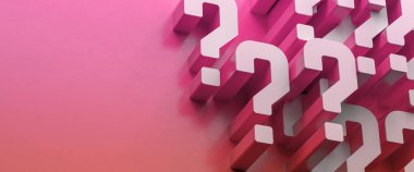 konuşma balonu ve soru işaretleri