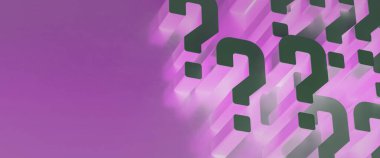 konuşma balonu ve soru işaretleri