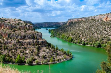 İspanya, Segovia 'daki Duraton Kanyonu Doğal Parkı