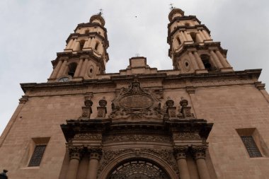 Len Guanajuato Katedrali 'nin cephesi ve kuleleri