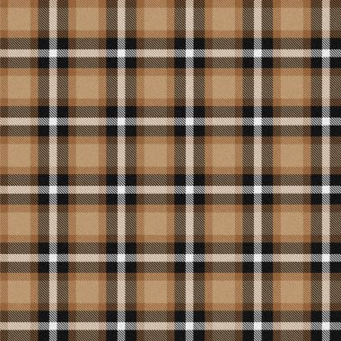 Kusursuz Ekose Kareli Kumaş Şablonu. Renk tabanı herhangi bir renkle değiştirilebilir