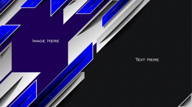 Slide presentation background with shadow gradient styles. Image and text can be added on available space.