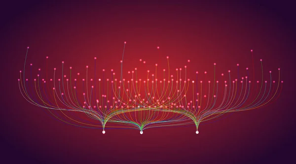 Abstrakt Teknik Data Bild Vektor Bakgrund — Stock vektor