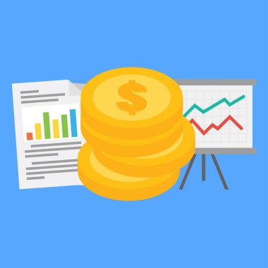 vektör simgesi para iş konsepti