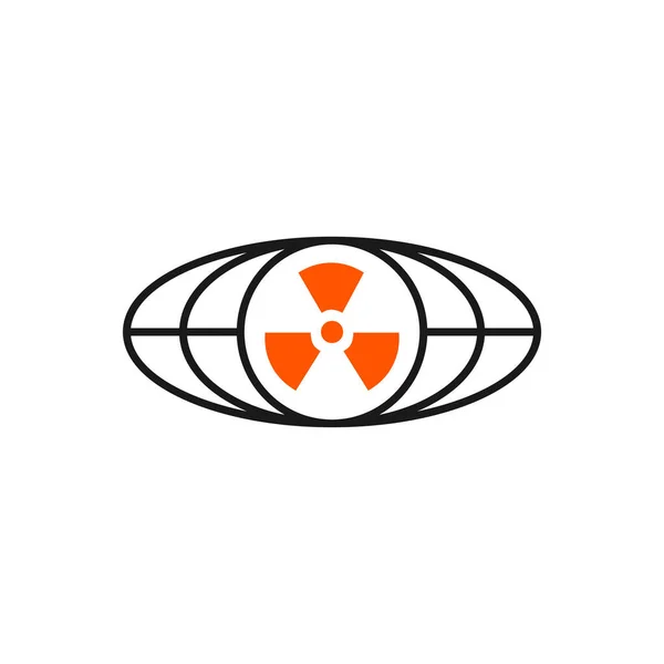 Διάνυσμα Λογότυπου Ακτινοβολίας Ιδέα — Διανυσματικό Αρχείο