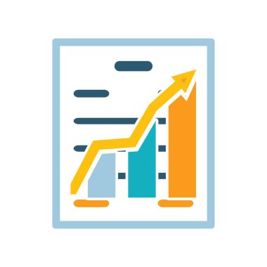 konsept istatistikleri olan kağıt vektörü