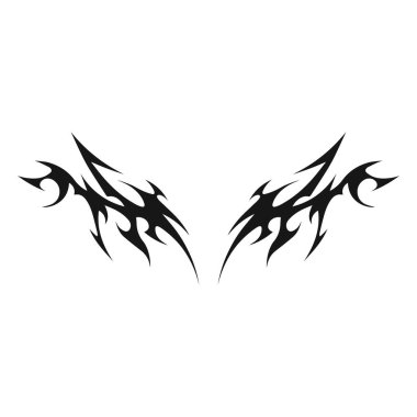 kavramlı vektör dövme sembolü