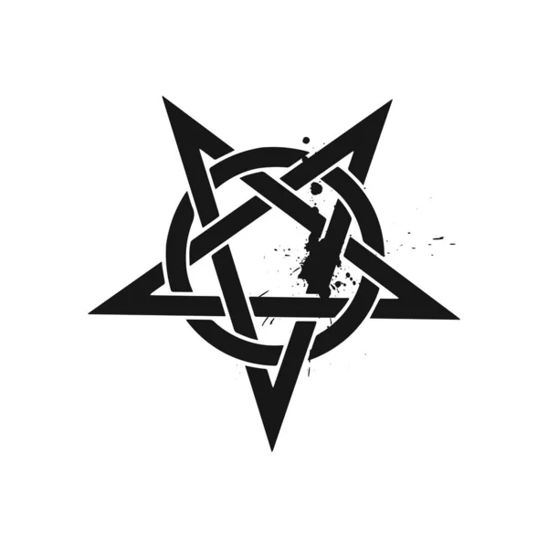 Vector Symbol Star Circle — Vetor de Stock