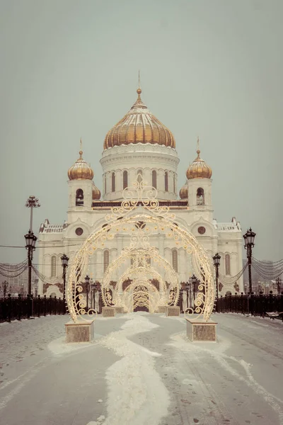救世主キリストの大聖堂 日によって写真 モスクワ — ストック写真