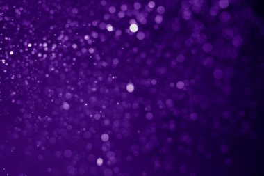 Mor Bokeh Proton Şekilleri Küre Soyut Arkaplan