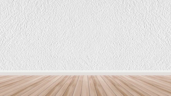棕色木地板和水泥墙装饰设计室背景室背景抽象墙纸背景纹理 — 图库照片