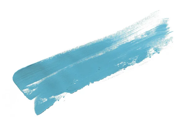 Light Blue Brush Isolated White Background Blue Watercolor — Foto Stock