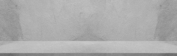 Pared Cemento Decorativo Horizontal Gris Fondo Habitación Fondo Pantalla Abstracto — Foto de Stock