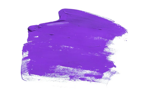 Cepillo Púrpura Aislado Sobre Fondo Blanco Acuarela Púrpura —  Fotos de Stock