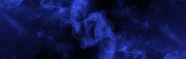 blue smoke blur abstract background
