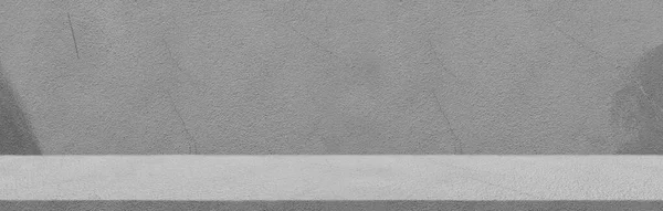 灰色水平装饰水泥墙 房间背景 摘要墙纸背景 水泥地面 — 图库照片