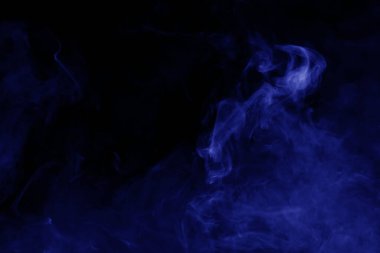 blue smoke blur abstract background