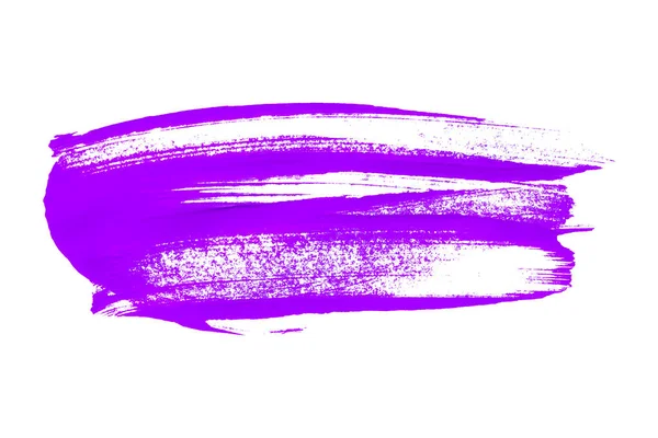 Фіолетовий Пензлик Ізольований Білому Тлі Фіолетовий Акварель — стокове фото