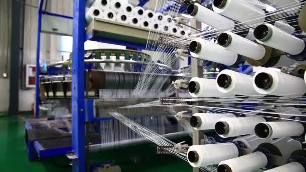 Attrezzature Imballaggio Linea Produzione Automazione Industriale Macchine Rotanti — Video Stock