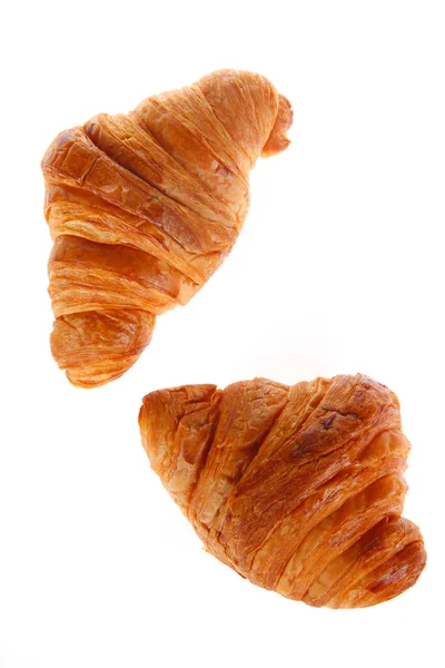 Crisp Fresh Croissants Background — Stock Photo, Image