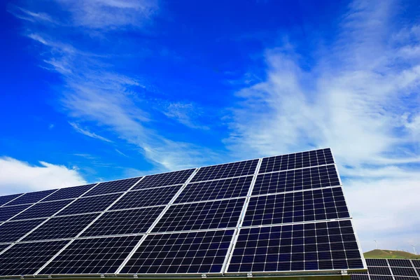 Paneles Fotovoltaicos Solares Generación Energía Solar Fotovoltaica —  Fotos de Stock