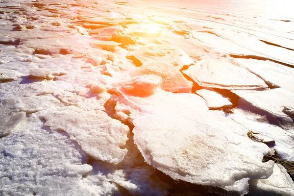 Zimní Mořský Led — Stock fotografie