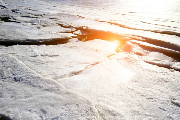 冬季海冰 — 图库照片