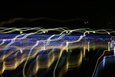 Karanlıktaki ışık, soyut arkaplan