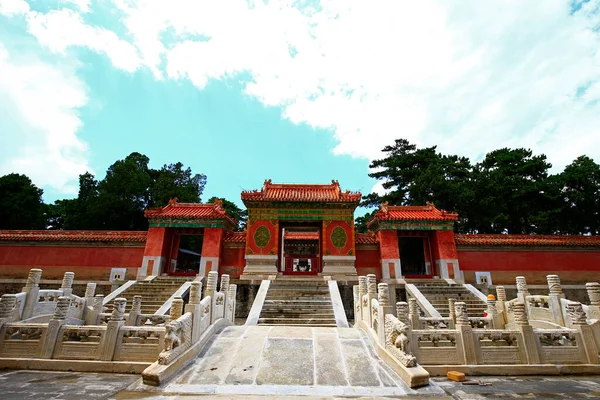 Estilo Tradicional Chinês Arquitetura — Fotografia de Stock