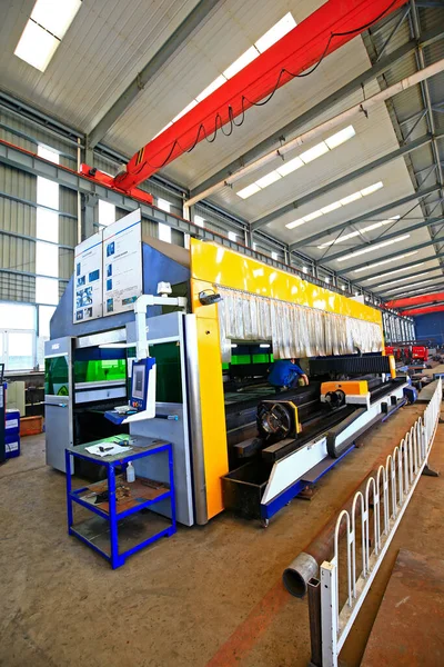 Machinery Manufacturing Production Workshop — Zdjęcie stockowe