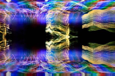 Karanlıktaki ışık, soyut arkaplan