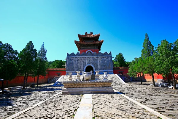 Estilo Tradicional Chinês Arquitetura — Fotografia de Stock