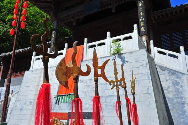 Chiński Tradycyjny Styl Architektury — Zdjęcie stockowe
