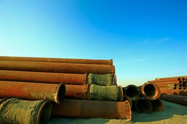 Paslı boru, endüstriyel ekipman.