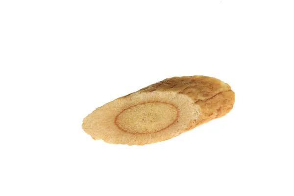 Beyaz Bir Sırt Üzerinde Çin Bitkisel Ilaç Astragalus Membranaceus — Stok fotoğraf