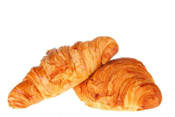 Crisp Fresh Croissants Background — Stock Photo, Image