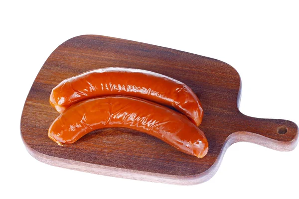 Sausages Isolated White Background — 스톡 사진