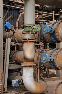 Çelik fabrikalarındaki boru hattı valf tesisleri 