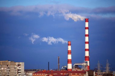 Termik santralin sigara içme boruları