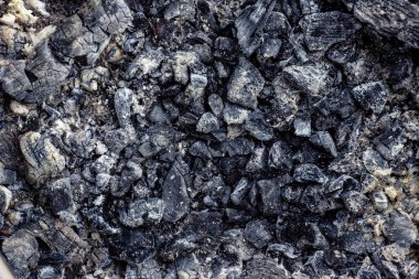 siyah kömür arkaplan, seçici odak