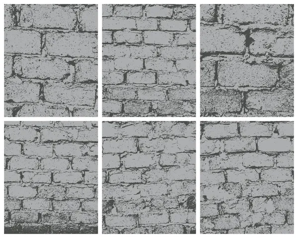 Vieille Texture Mur Brique Ciment — Image vectorielle