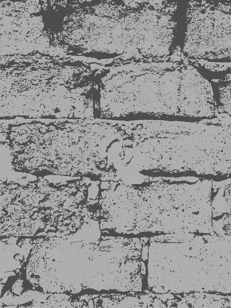 Oude Cement Baksteen Muur Textuur — Stockvector
