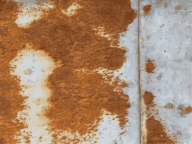 Paslı metal yüzey dokusu. Paslı ve dayanıklı arkaplan