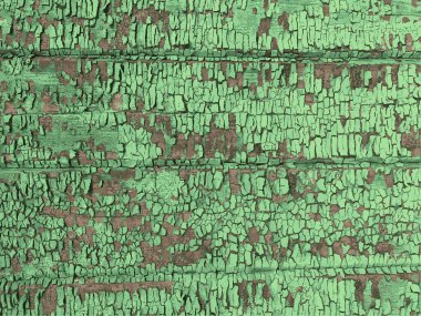 Yıpranmış boya arkaplanlı ahşap duvar