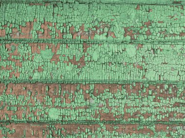 Yıpranmış boya arkaplanlı ahşap duvar