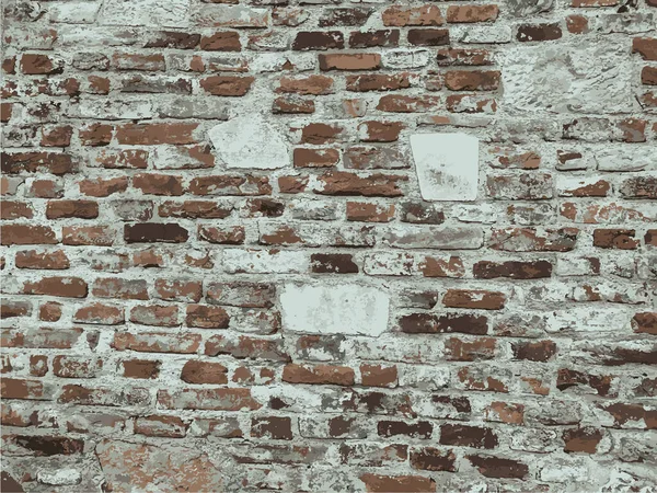 Alte Backsteinmauer Hintergrund Struktur Der Ziegelwand — Stockvektor