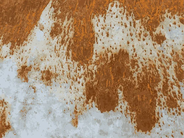 Rusty Metal Surface Texture Rust Grit Background — стоковый вектор